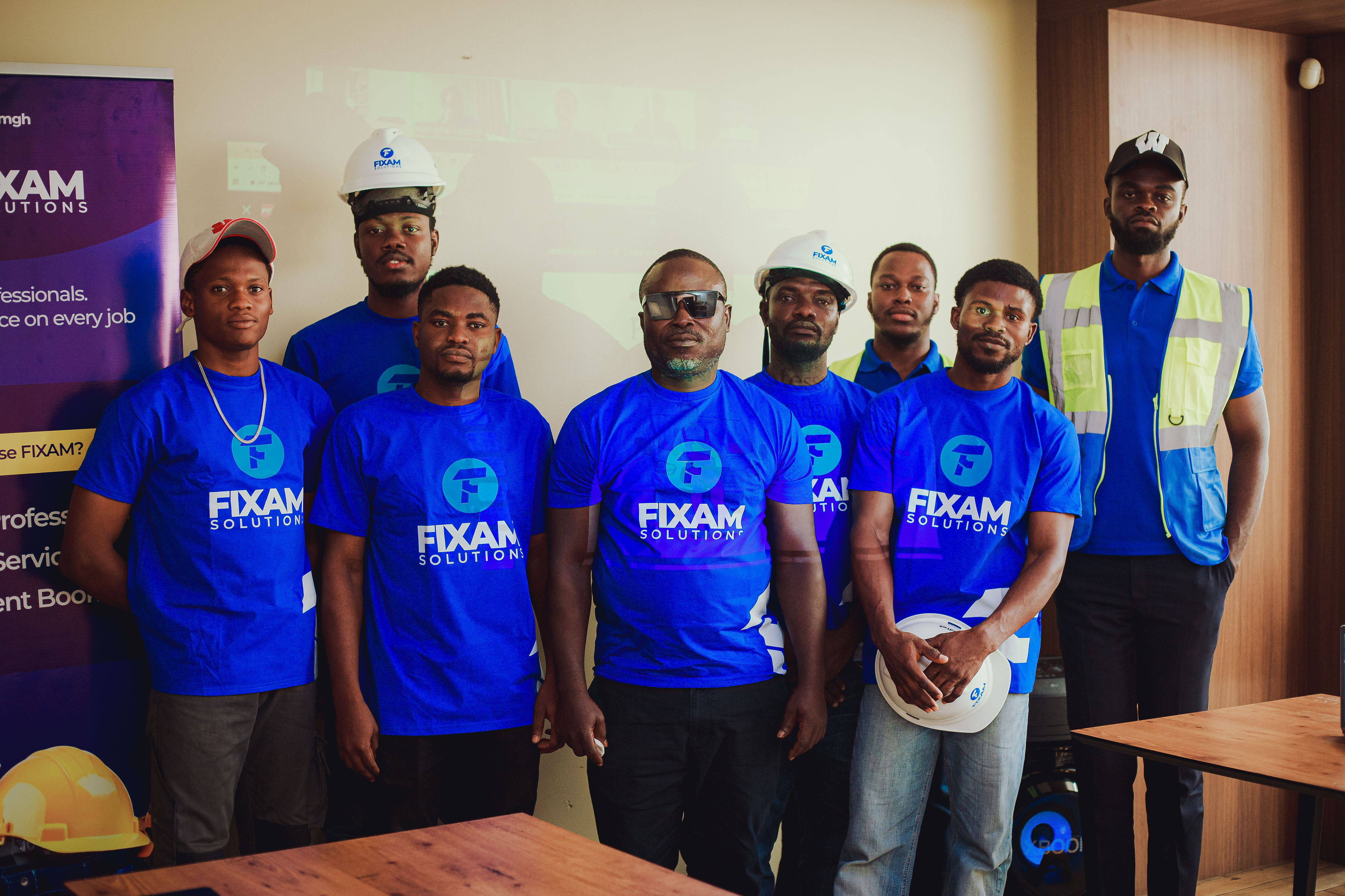 The FIXAM team together at a training session
